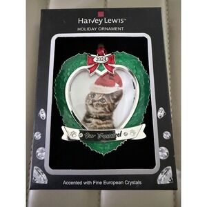 Harvey Lewis Holiday Pet Ornament With Fine European Crystals Our Treasure